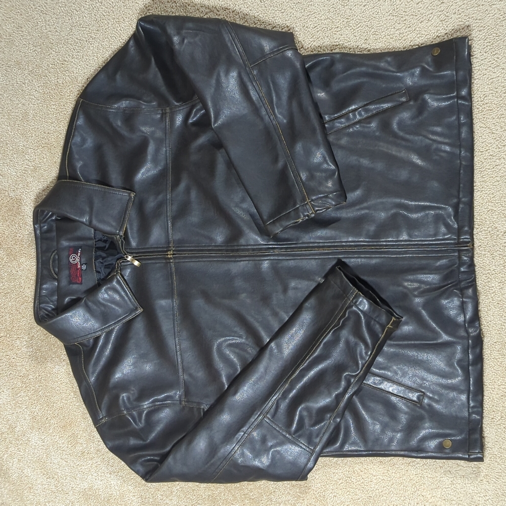 Burnside Men's Leather Jacket